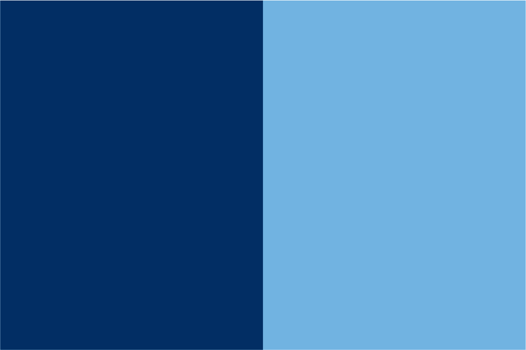 Dark(Dark Royal) & Light(Azure) Blue Coloured Flag