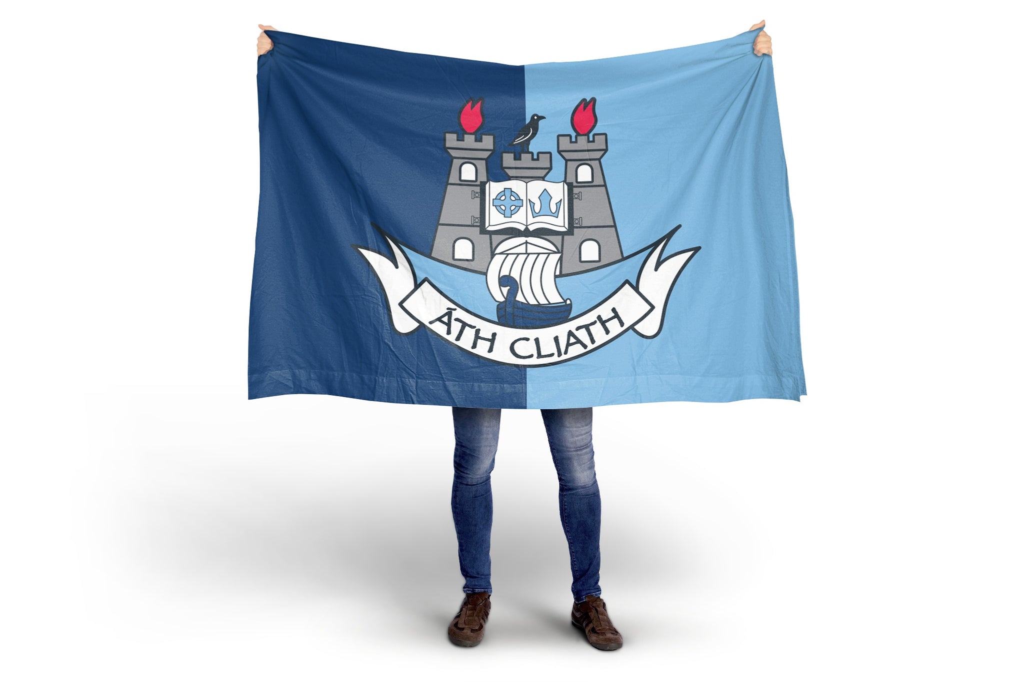 Dublin GAA Crest Flag – Flags Ireland Prospect Design