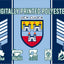 Bandeira retrô GAA de Dublin 1991