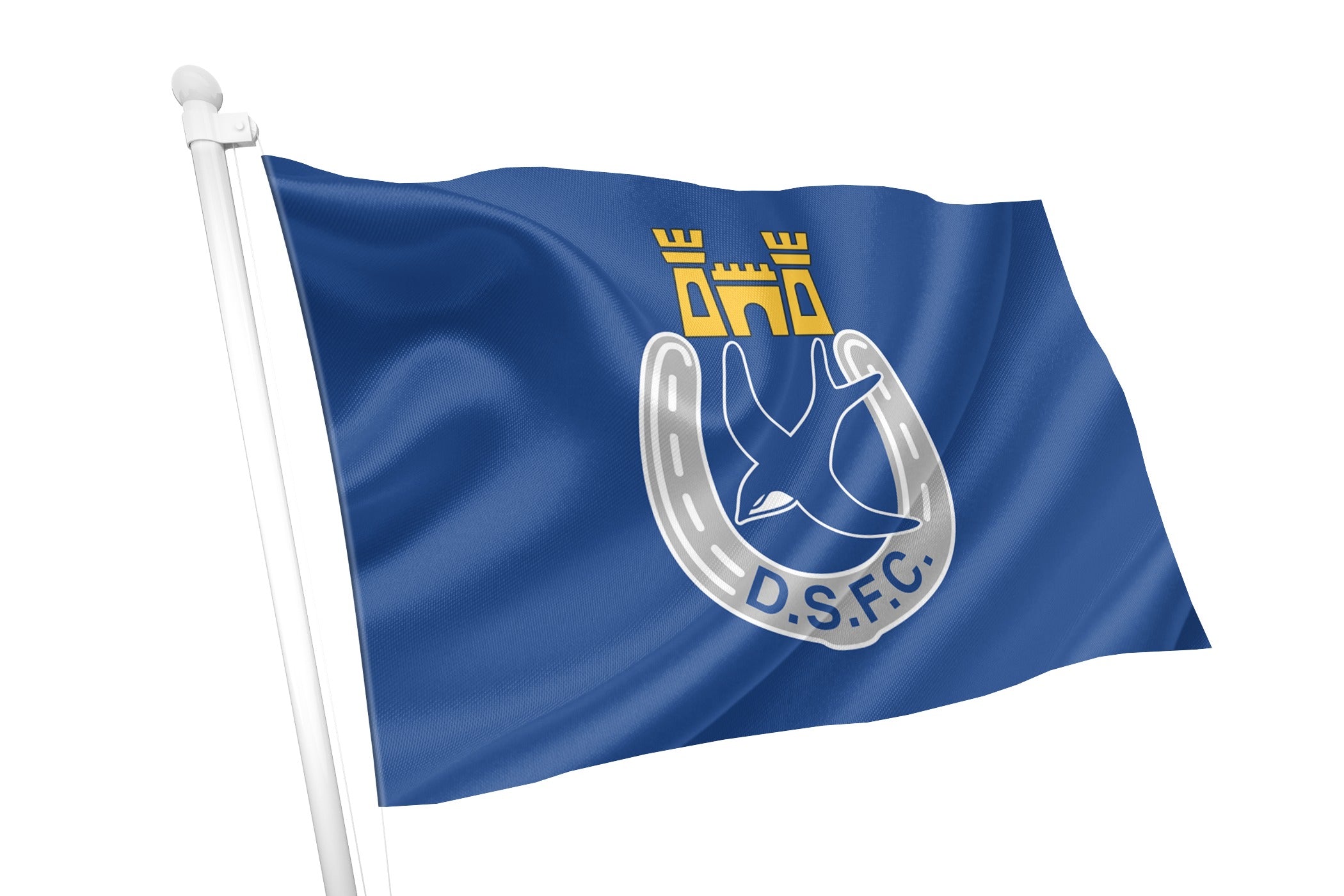 Club Flags Design Dungannon Swifts Football Club Flag - Premium Knitted Polyester ...