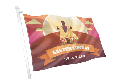 Easter Sunday "He Is Risen" Flag