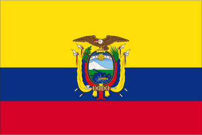 Ecuador Handwaver Flag