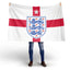 England Football Crest on St Georges Cross Flag