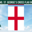 Wimpelkette mit England-St.-Georgs-Kreuz-Flagge