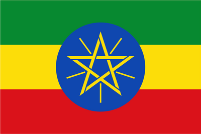 Äthiopien-Nationalflagge