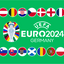 Euro 2024 Logo Green Background Flag | Includes each National Team Flag