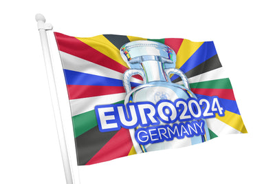 Euro 2024 Multi Coloured Flag