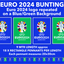 Euro 2024 Bunting - Euro logo pennant