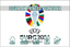 Euro 2024 Logo Flag - White Background