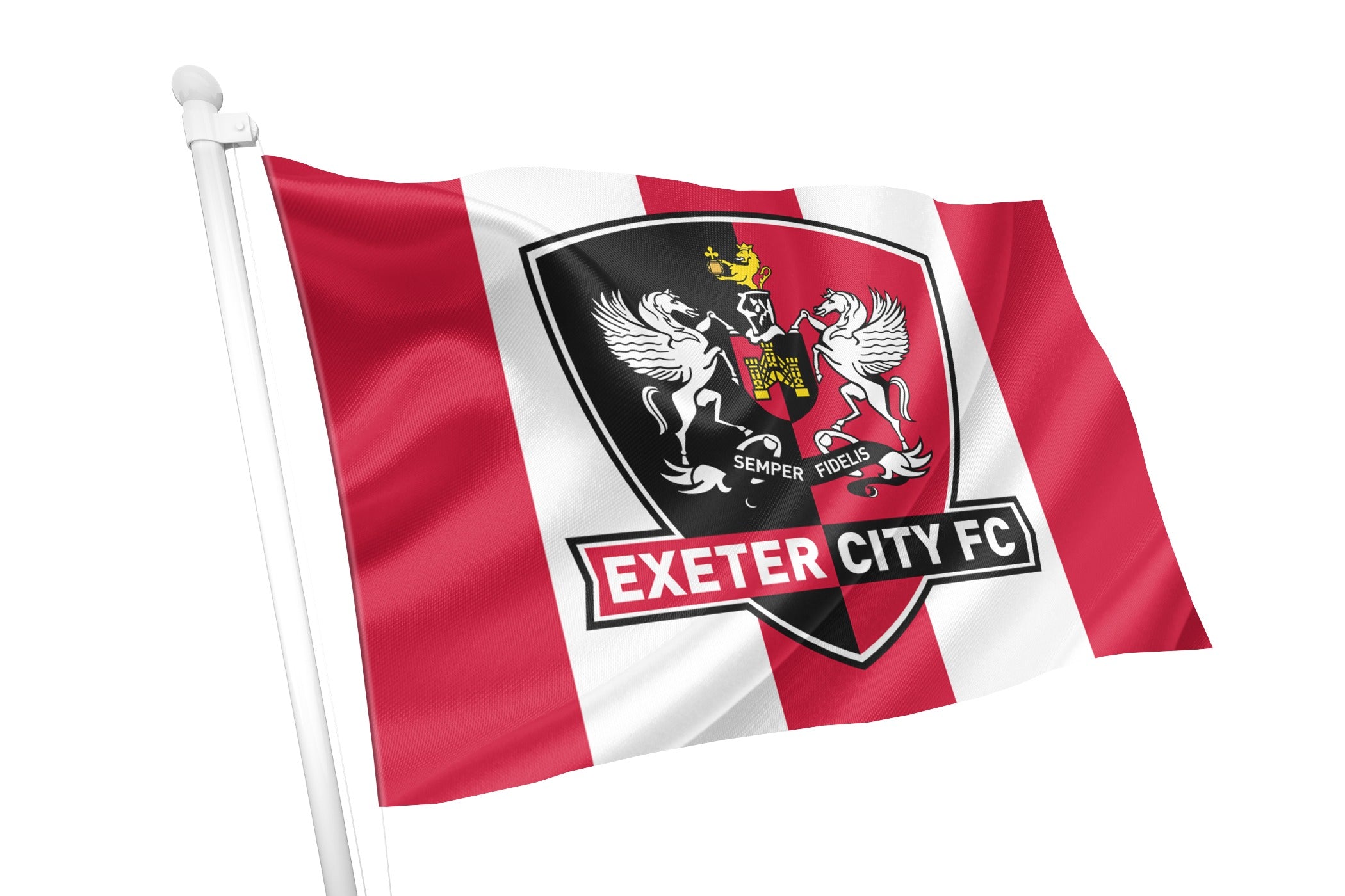 Exeter City Football Club Flag - Premium Knitted Polyester, Multiple ...