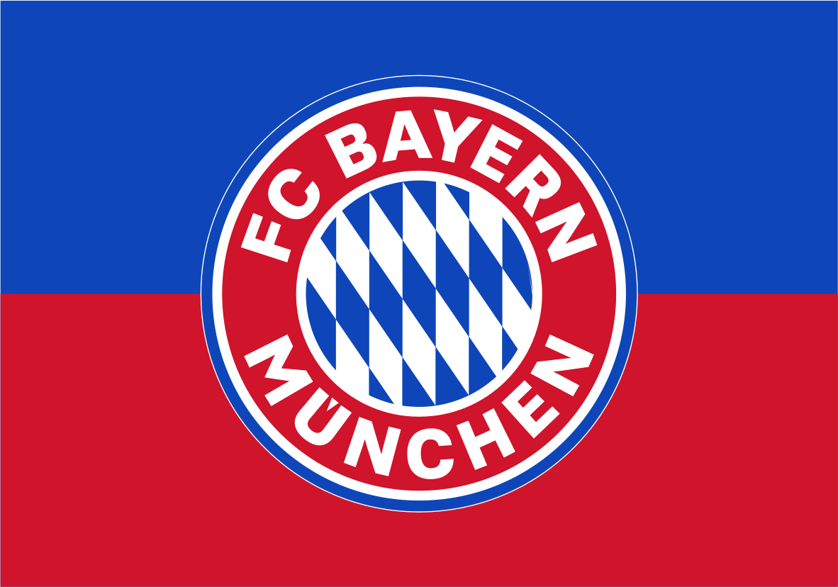 FC Bayern Munich Flag blue and red colours