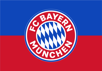 FC Bayern Munich Flag blue and red colours