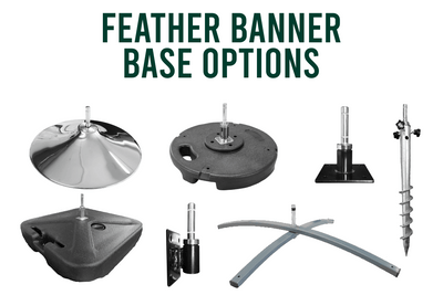Custom Feather Banners & Bases – Desktop, Mini, 2m, 3m & 4m | Worldwide ...