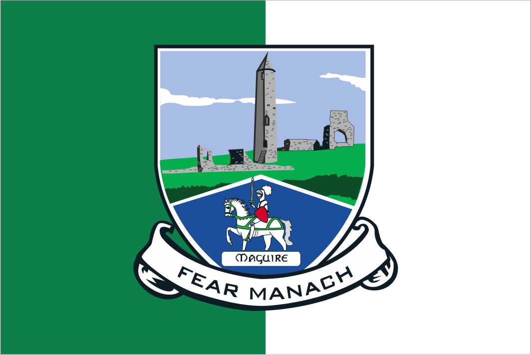 Fermaghagh Fermanagh GAA Crest Flag – Flags Ireland Prospect Design