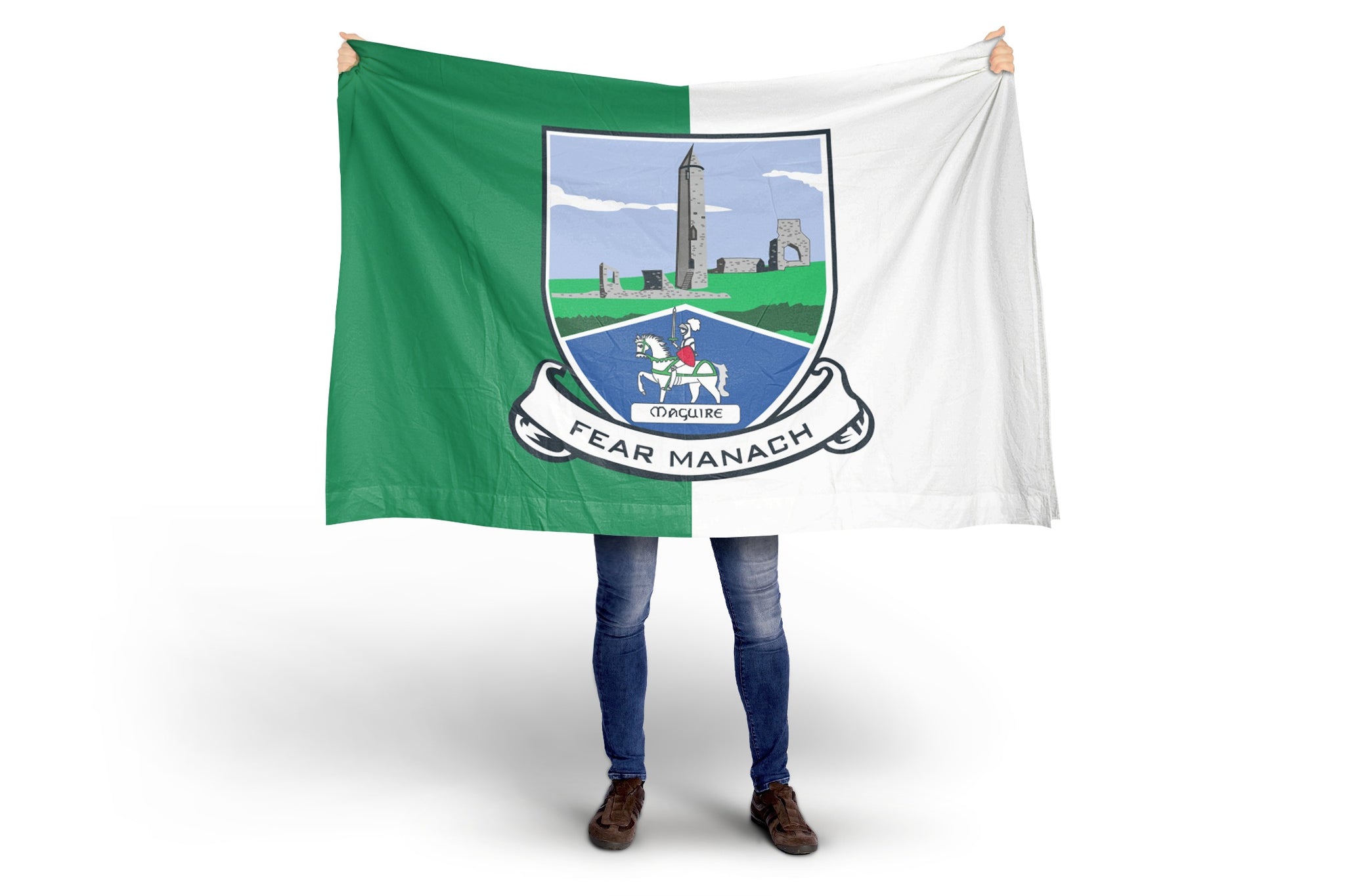Fermaghagh Fermanagh GAA Crest Flag – Flags Ireland Prospect Design