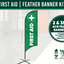 FIRST AID - Feather Banner Kit (2mtr & 3mtr)
