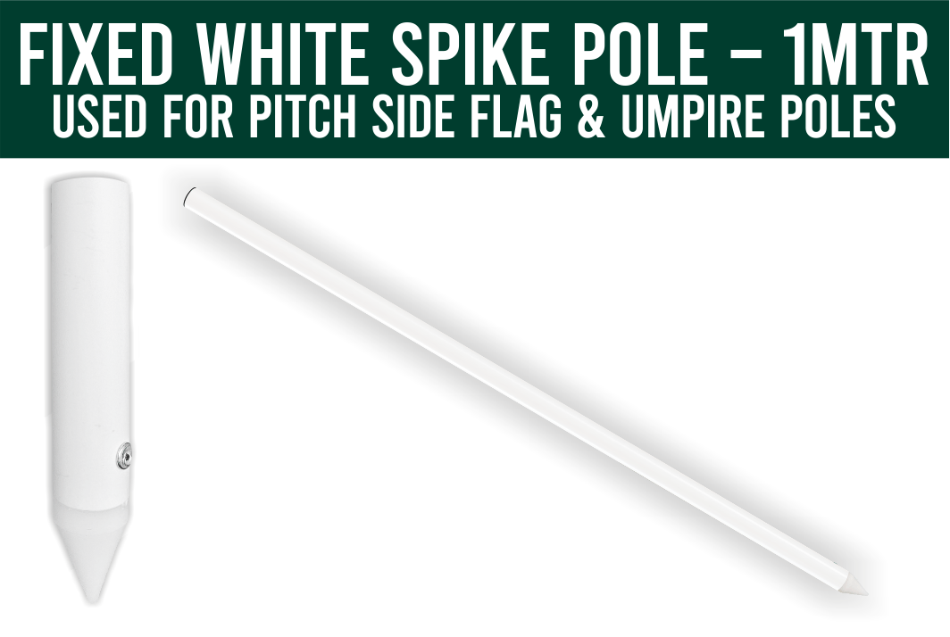 Fixed(Rigid) White Spike Pole - 1mtr