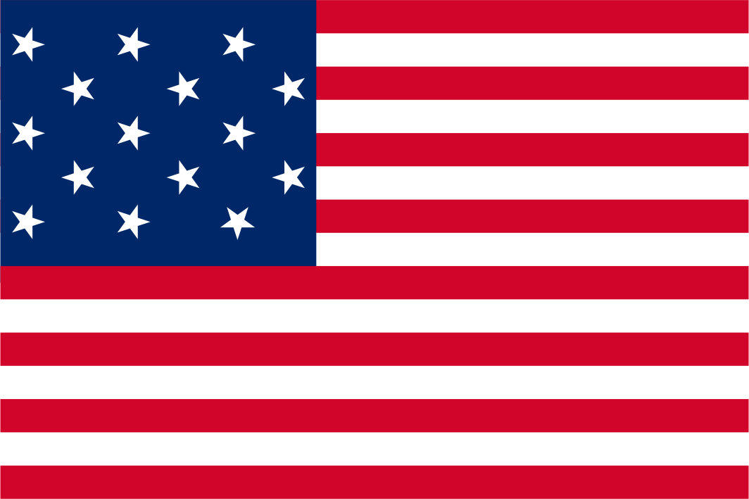 1795–1818 USA Flag