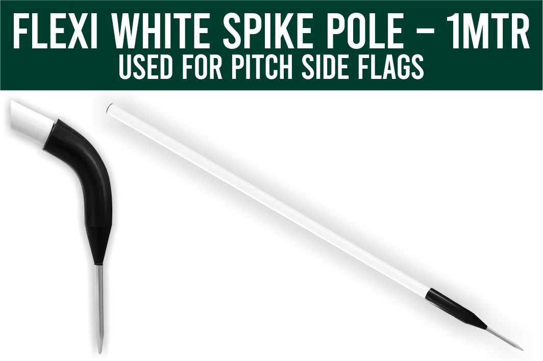 Flexi White Spike Pole - 1mtr