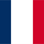 Handschwenkende Flagge Frankreichs