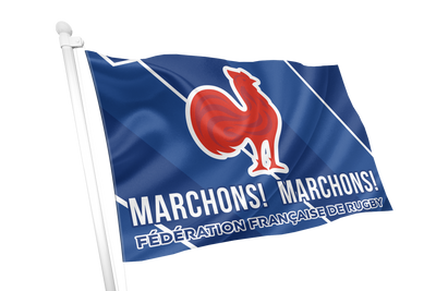 France Rugby Supporters Flag