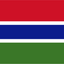 Gambia-Nationalflagge