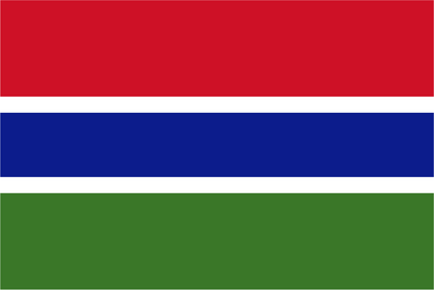 Bandeira Nacional da Gâmbia