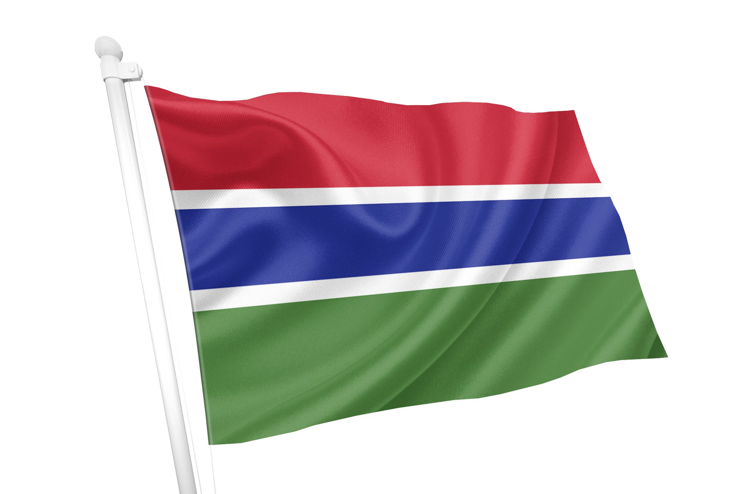 Gambia-Nationalflagge