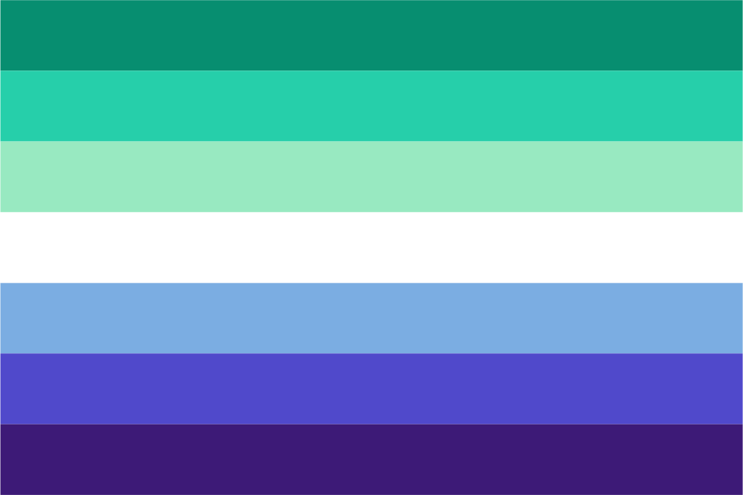 Gay Men Pride Flag