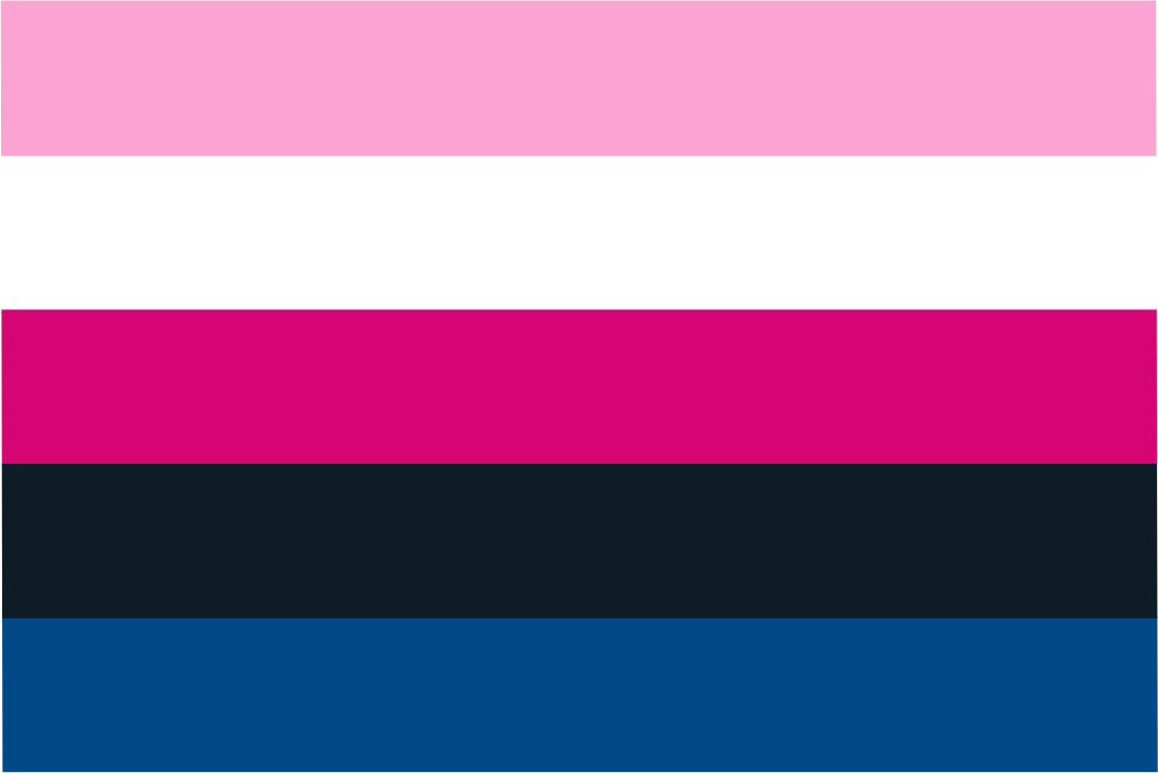 Bandeira do Orgulho Fluido de Gênero