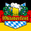 Bandeira Azul e Branca da Oktoberfest