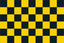 Golden Yellow & Black Chequered Handwaver Flag