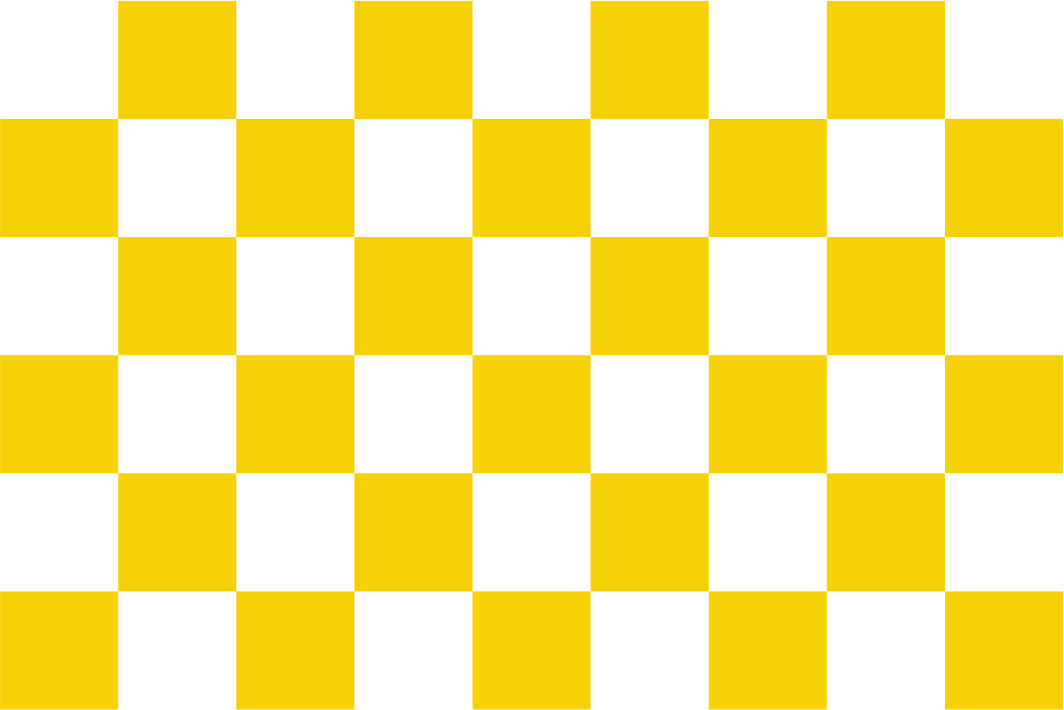 Golden Yellow & White Chequered Handwaver Flag