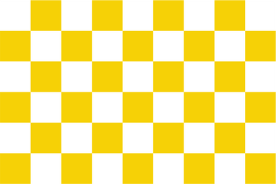 Golden Yellow & White Chequered Handwaver Flag