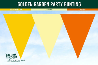 Golden Garden Party Bunting