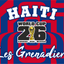 Promotional graphic for Haiti's participation in the 2026 World Cup with national colors and text.