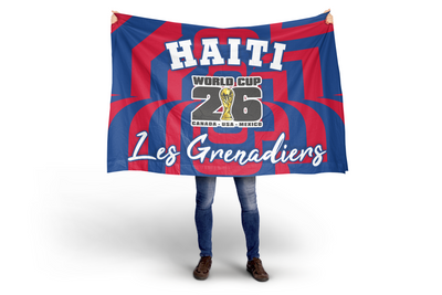 Haiti World Cup 2026 Football Supporter Flag