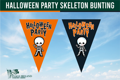 Halloween Party Skeleton Bunting