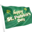 'Happy St. Patrick's Day' Green Shaded Flag
