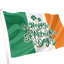'Happy St. Patrick's Day' Tri Colour Flag