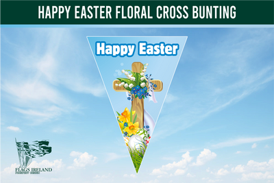 Happy Easter Floral Bunting