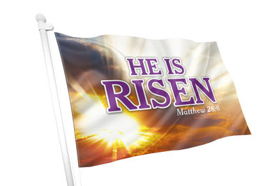 He Is Risen Flag