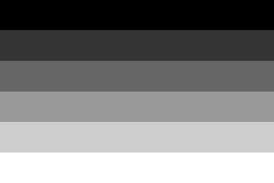 Heterosexual Pride Flag Gradient bar with gray, silver, and white colors