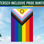 Wimpelkette mit Genderqueer-Flagge