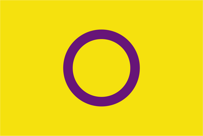 Intersexuelle Pride-Flagge