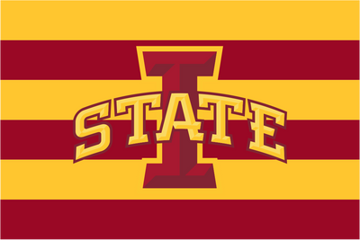 Iowa State Stripes Flag