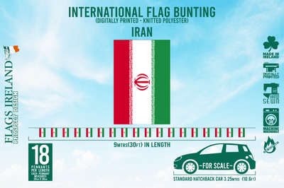 Iran Flag Bunting