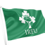 Ireland Rugby Crested Flag