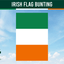 Wimpelkette mit Irland-Flagge