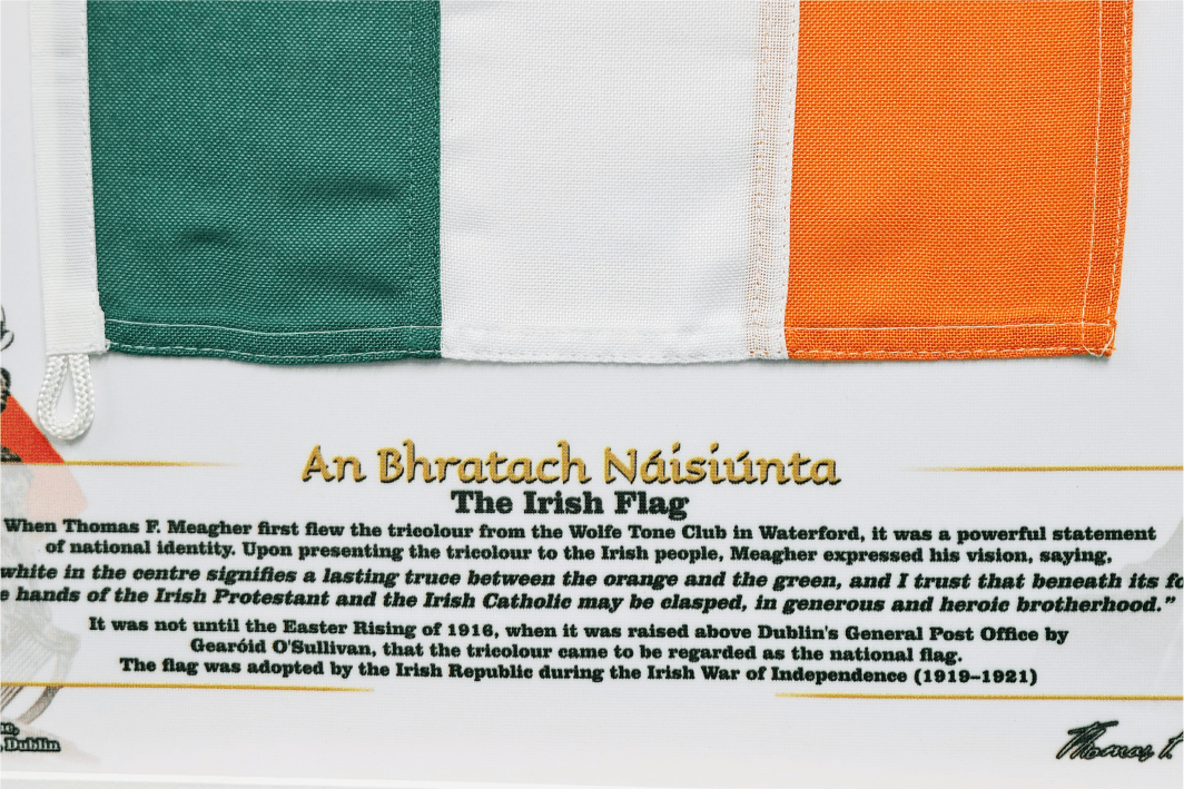 The Irish Flag Framed